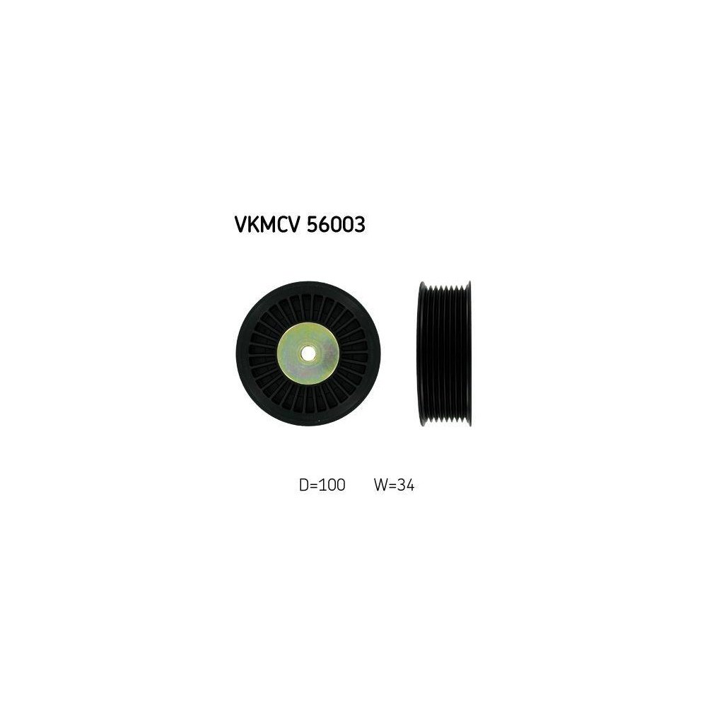 Ролик обводной/направляющий поликлинового ремня SKF VKMCV 56003 для SCANIA, фото №1 Ролик обводной/направляющий поликлинового ремня SKF VKMCV 56003 для SCANIA, фото №1