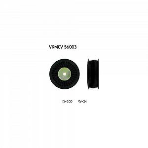 Ролик обводной/направляющий поликлинового ремня SKF VKMCV 56003 для SCANIA - Фото 1