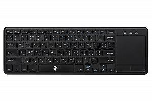 Клавіатура 2E KT100 WL Black (2E-KT100WB) - Фото 1