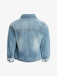 Джинсова куртка next для дівчаток synthetic.ua - Фото 1