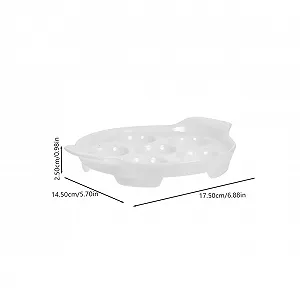 Форма для запекания улиток SOIMISS Keramik 7 дюймов с ручками гладкая поверхность synthetic.ua - Фото 1