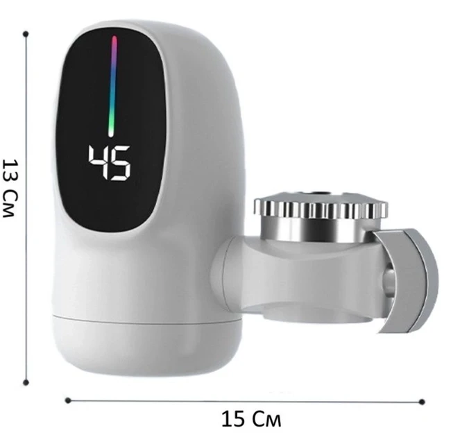 Протічний водонагрівач міні-бойлер з швидким сонним прикріпленням на кран 3000 Вт, фото №4 Протічний водонагрівач міні-бойлер з швидким сонним прикріпленням на кран 3000 Вт, фото №4