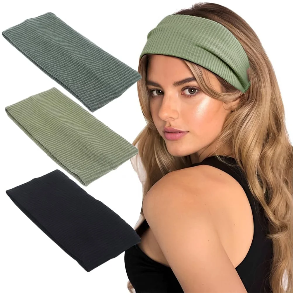 Пов'язки на голову 3 шт., жіночі, фото №3