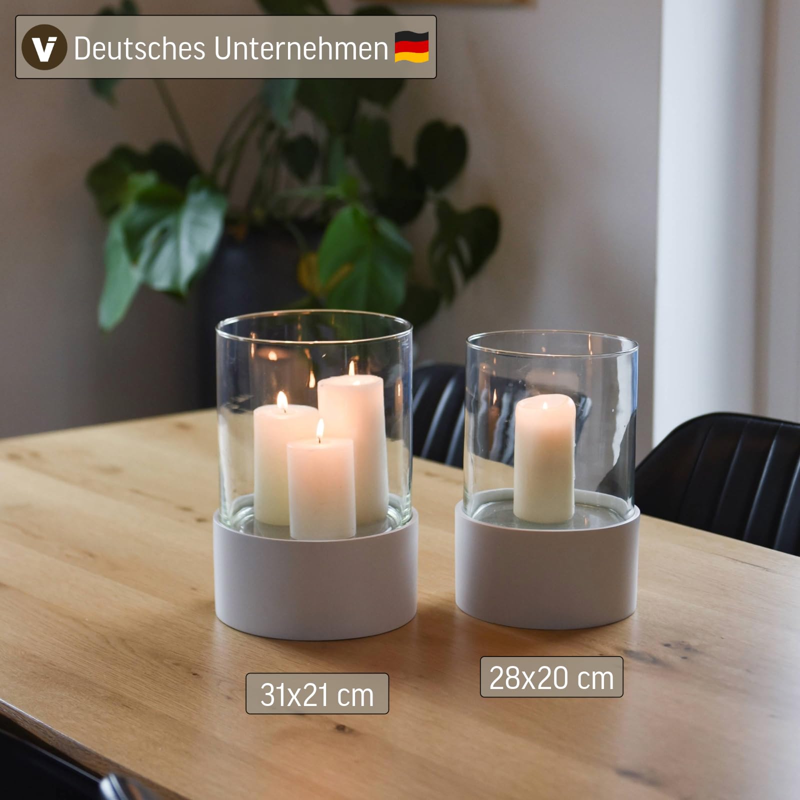 Ліхтар VIVANNO CANDIRA Підсвічник Декорація Стіл Круглий Білий Мат 31 x 21 см, фото №5 Ліхтар VIVANNO CANDIRA Підсвічник Декорація Стіл Круглий Білий Мат 31 x 21 см, фото №5