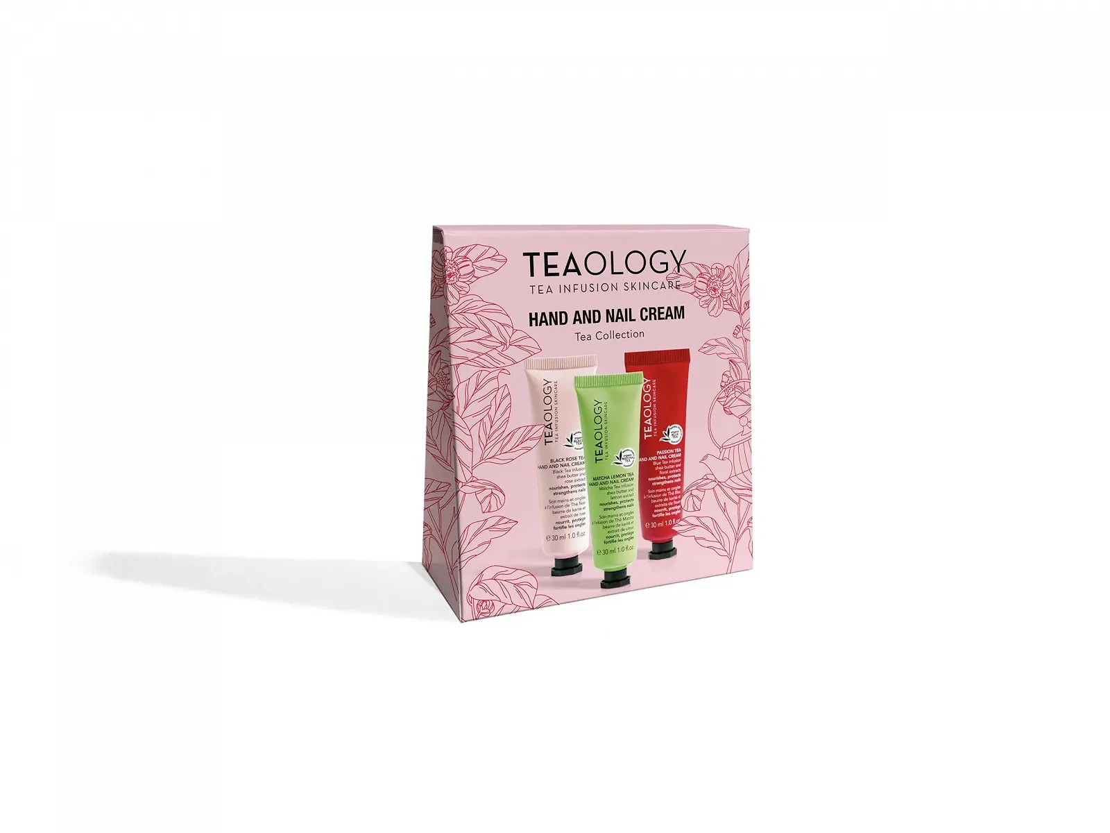 Крем для рук Набір подарунковий Gold Edition Art of BeauTea Чорний чай з трояндою, Матча-лимон, Маракуєвий чай, 30 мл, фото №1