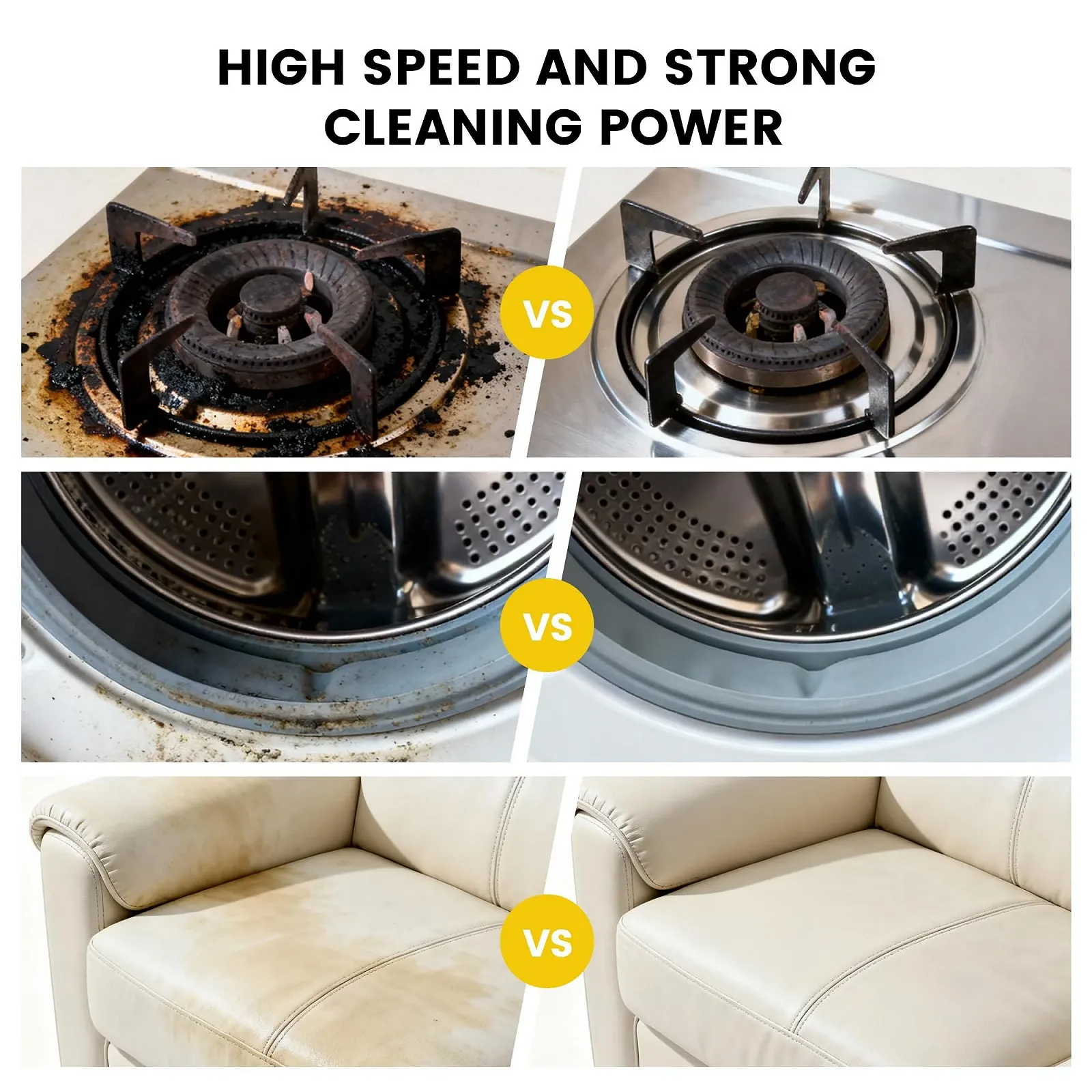 Ручний пароочисник Dyna-Living 2500 W 4.5 bar 1200 мл Білий, фото №5