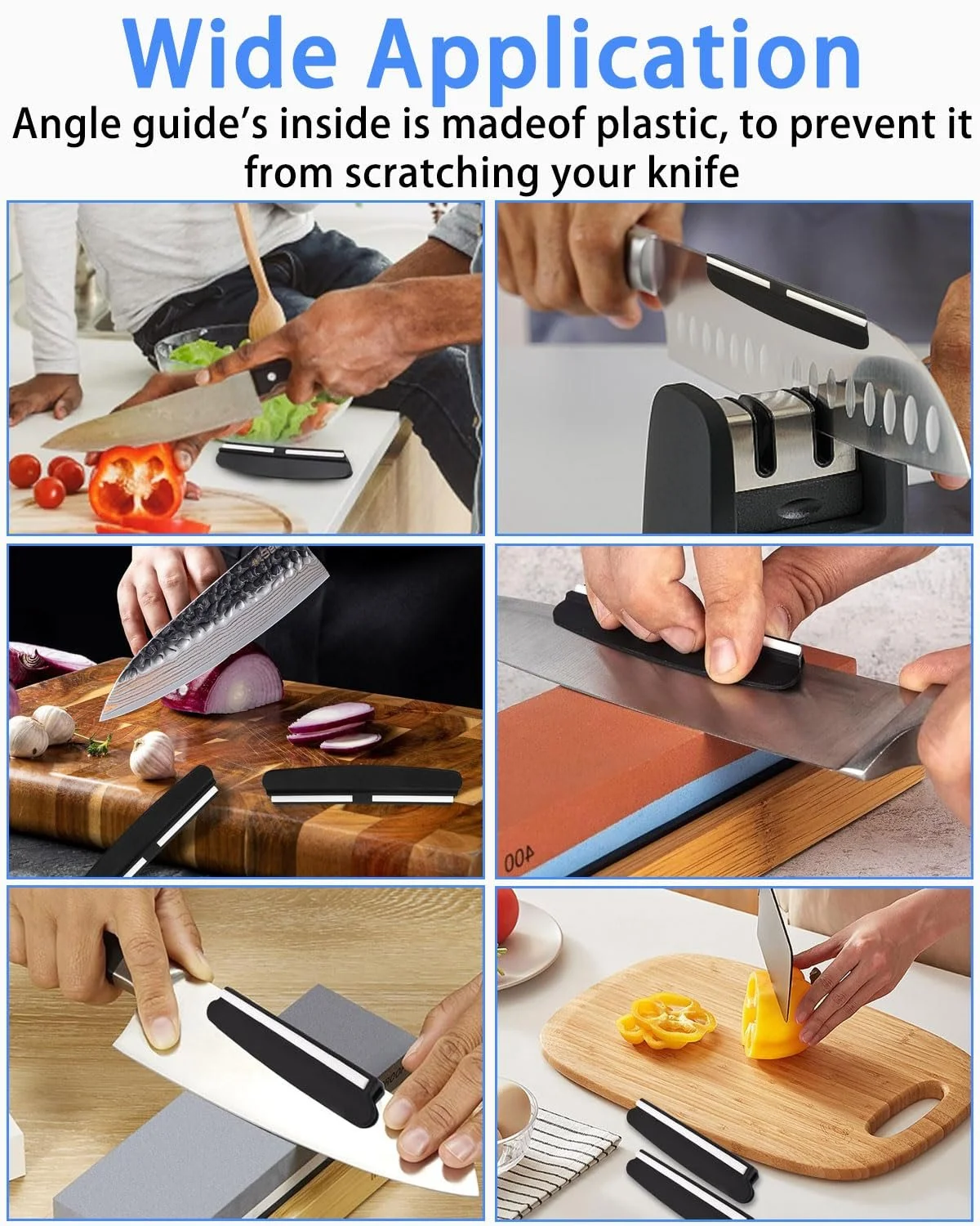 Держатель угла заточки ножей Set of 2 10 см Black, фото №6 Держатель угла заточки ножей Set of 2 10 см Black, фото №6