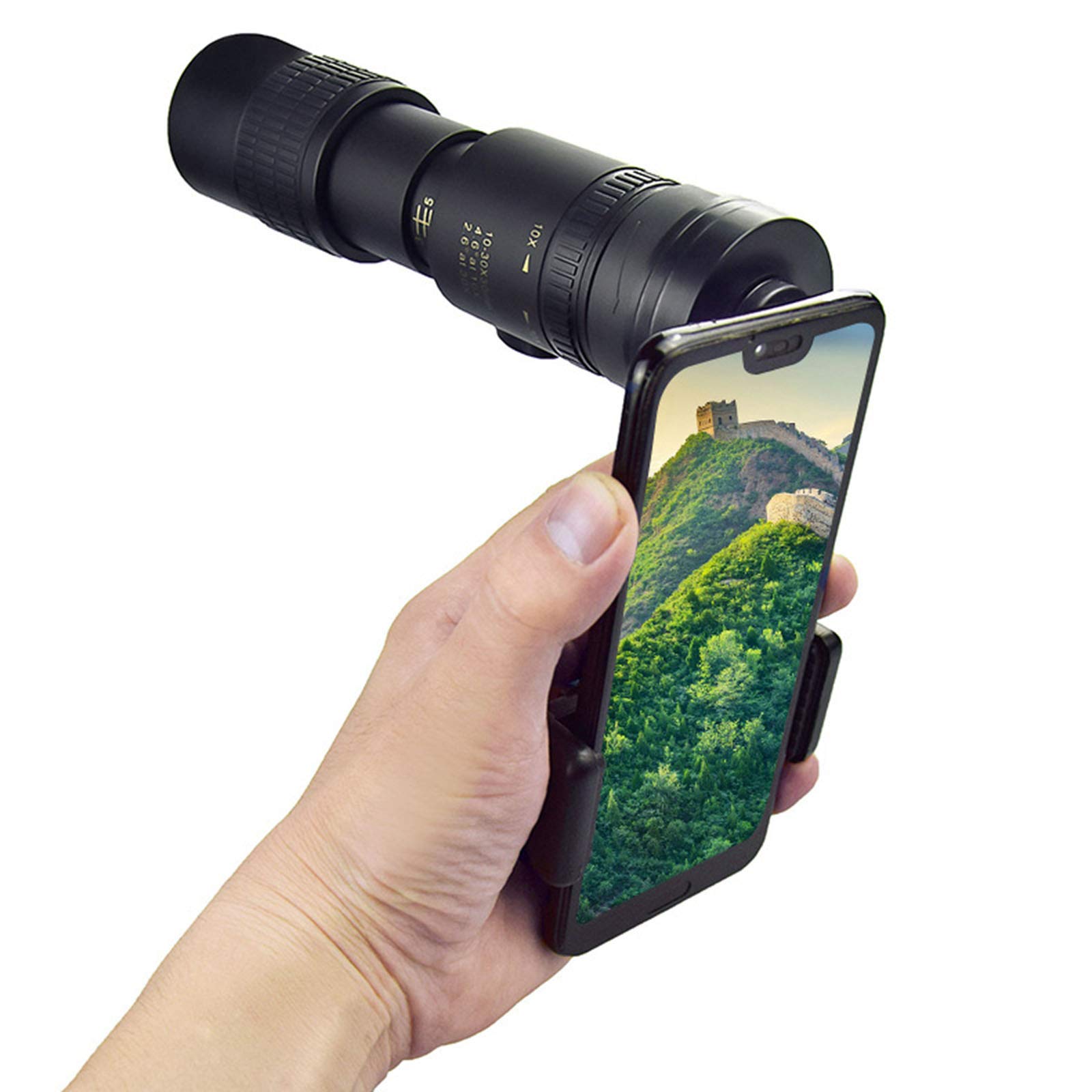 Телескоп монокуляр Super Telephoto Zoom 10-300 x 40 мм с штативом для телефона, фото №7