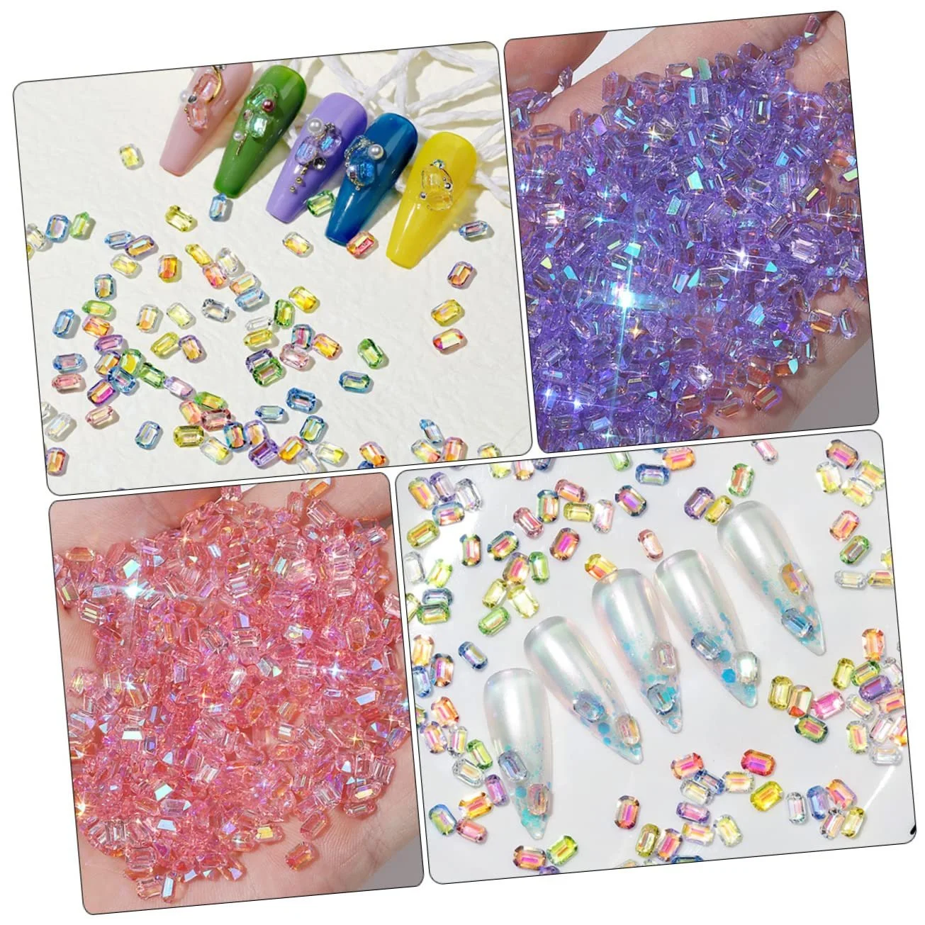 Украшения для ногтей Типа Бриллиант Healeved Boxen Блестящие. Для маникюра. Разноцветные смоляные бриллианты. Для художественных проектов и персонализации, фото №5 Украшения для ногтей Типа Бриллиант Healeved Boxen Блестящие. Для маникюра. Разноцветные смоляные бриллианты. Для художественных проектов и персонализации, фото №5