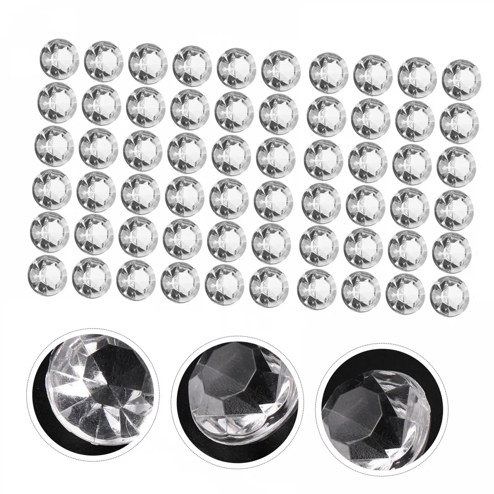 Стразы Акриловые VILLCASE, 500 шт., Iridescent Decorations, Diamond Pattern Dots, фото №6