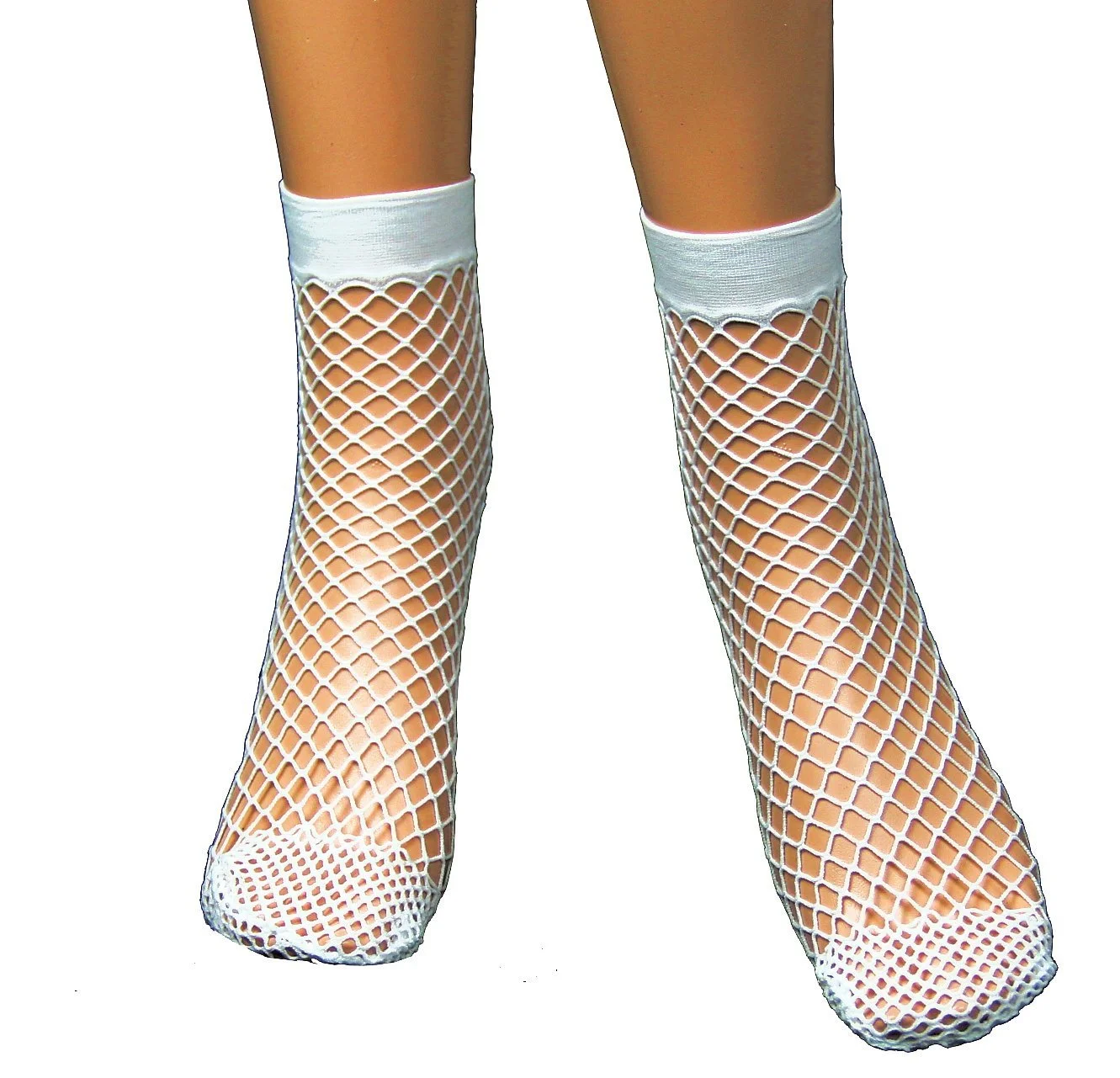Носки Женские Сетка Белые Короткие Рыбацкая Сетка Носки для Кроссовок, фото №1