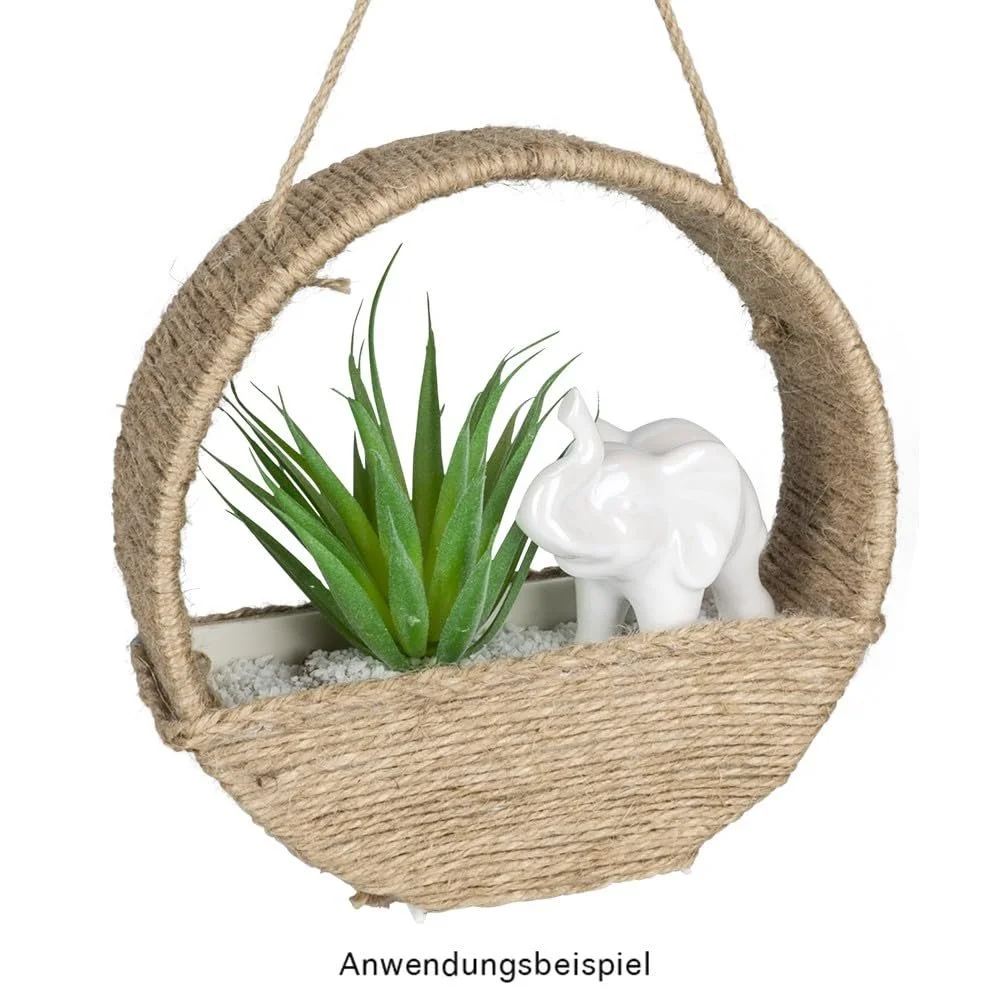 Декоративне кашпо Ideen mit Herz Пластик DIY Ø19.1 см Біле, фото №6