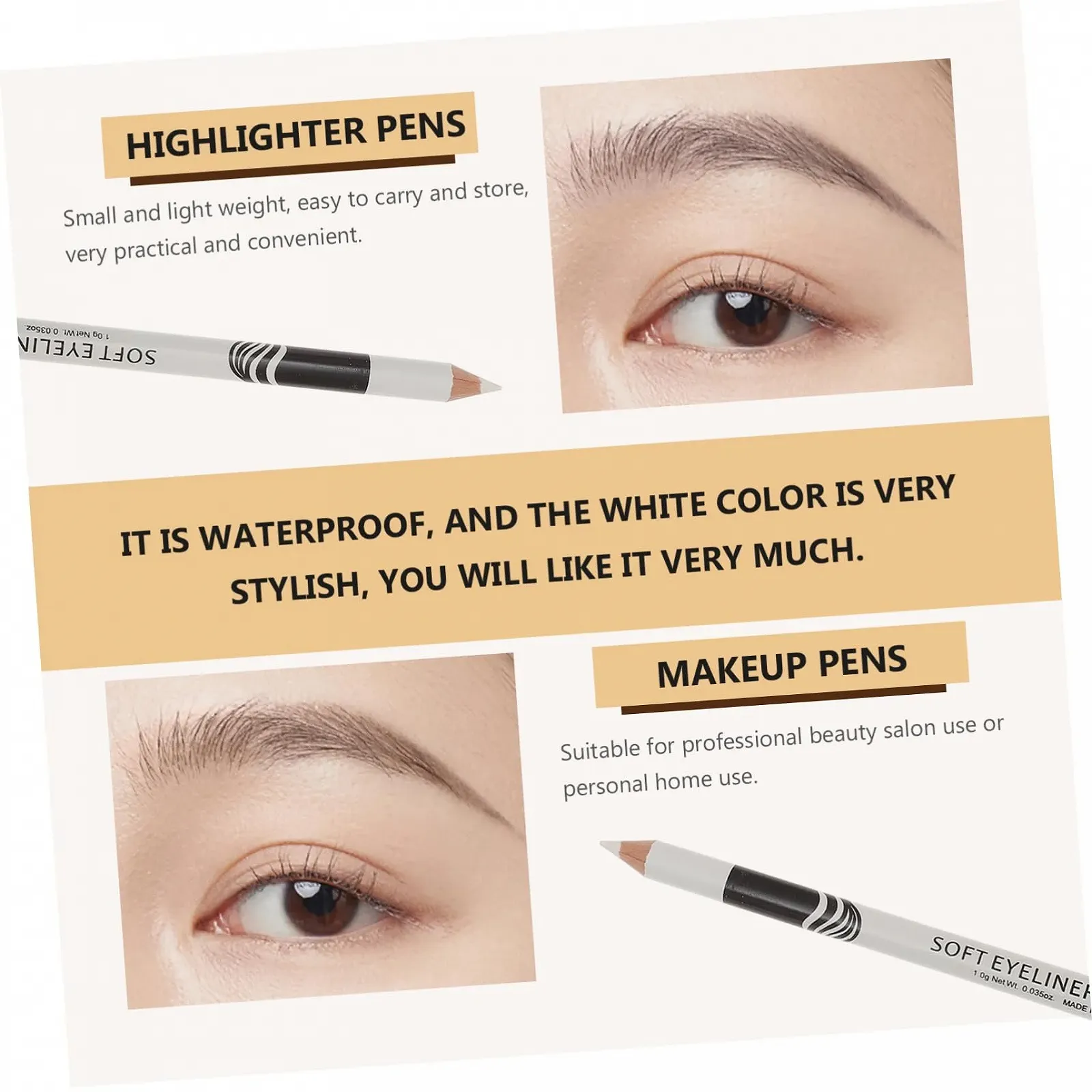 Олівець Magiclulu для очей, білий, фото №7 Олівець Magiclulu для очей, білий, фото №7