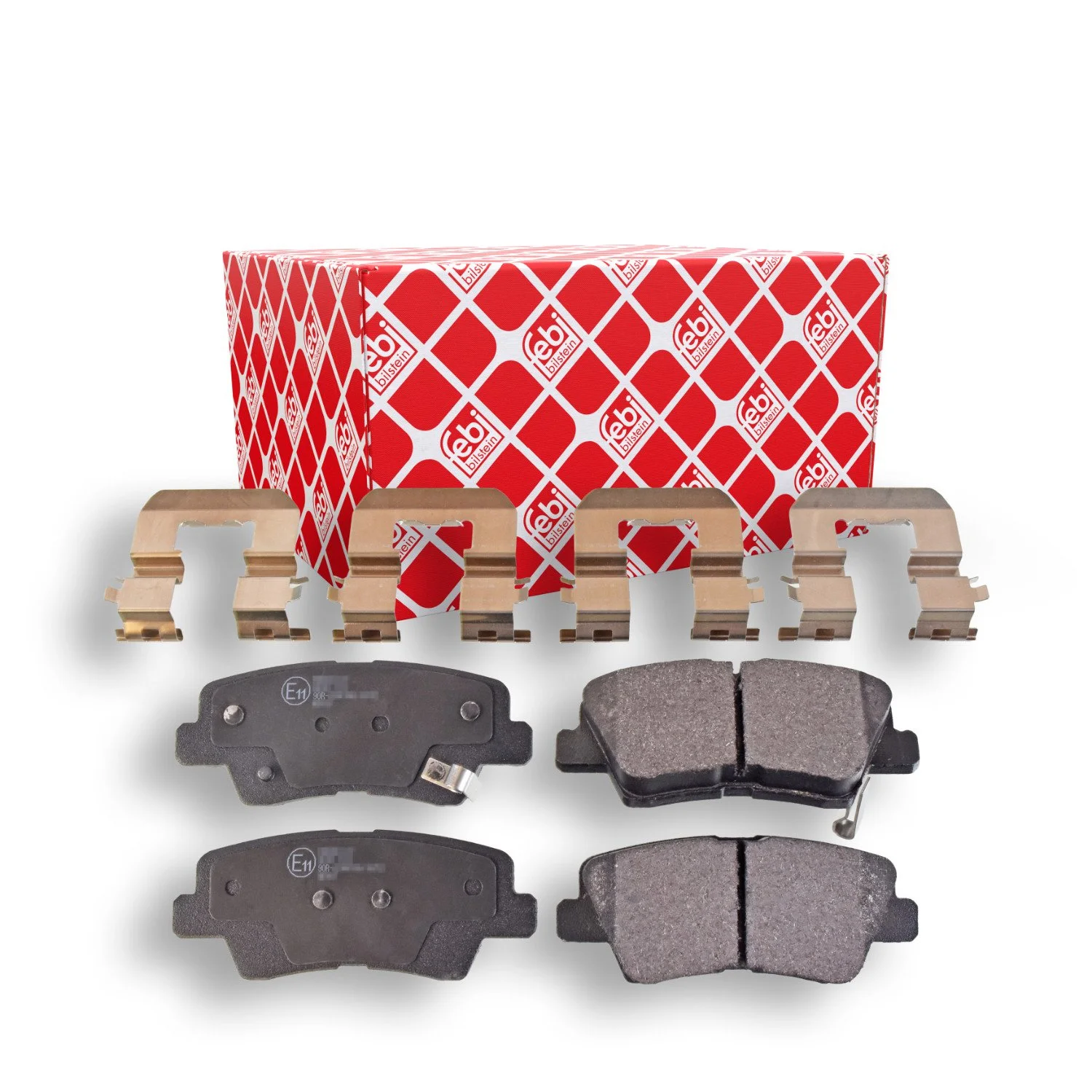 Комплект тормозных колодок, дисковый тормоз FEBI BILSTEIN 116301 для DODGE SSANGYONG HYUNDAI, фото №1