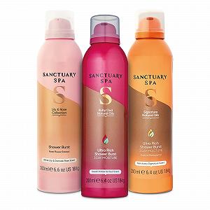 Набір гелів-пін для душу Sanctuary Spa Shower Burst Trio Signature, Ruby Oud, Lily and Rose 3 x 200 мл - Фото 1