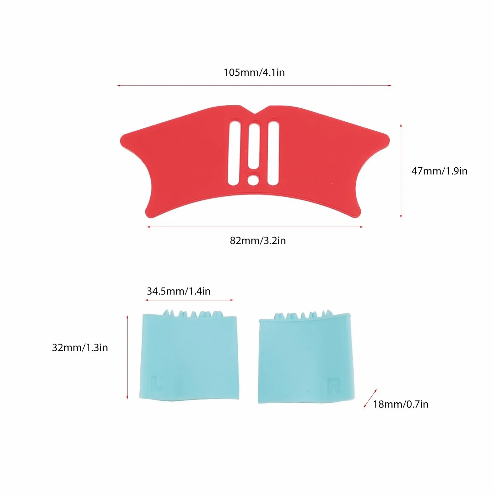 Инструмент-помощник для ресниц, теней, подводки Многоразовый силиконовый набор для защиты аппликатора со щитками для теней для начинающих, фото №7