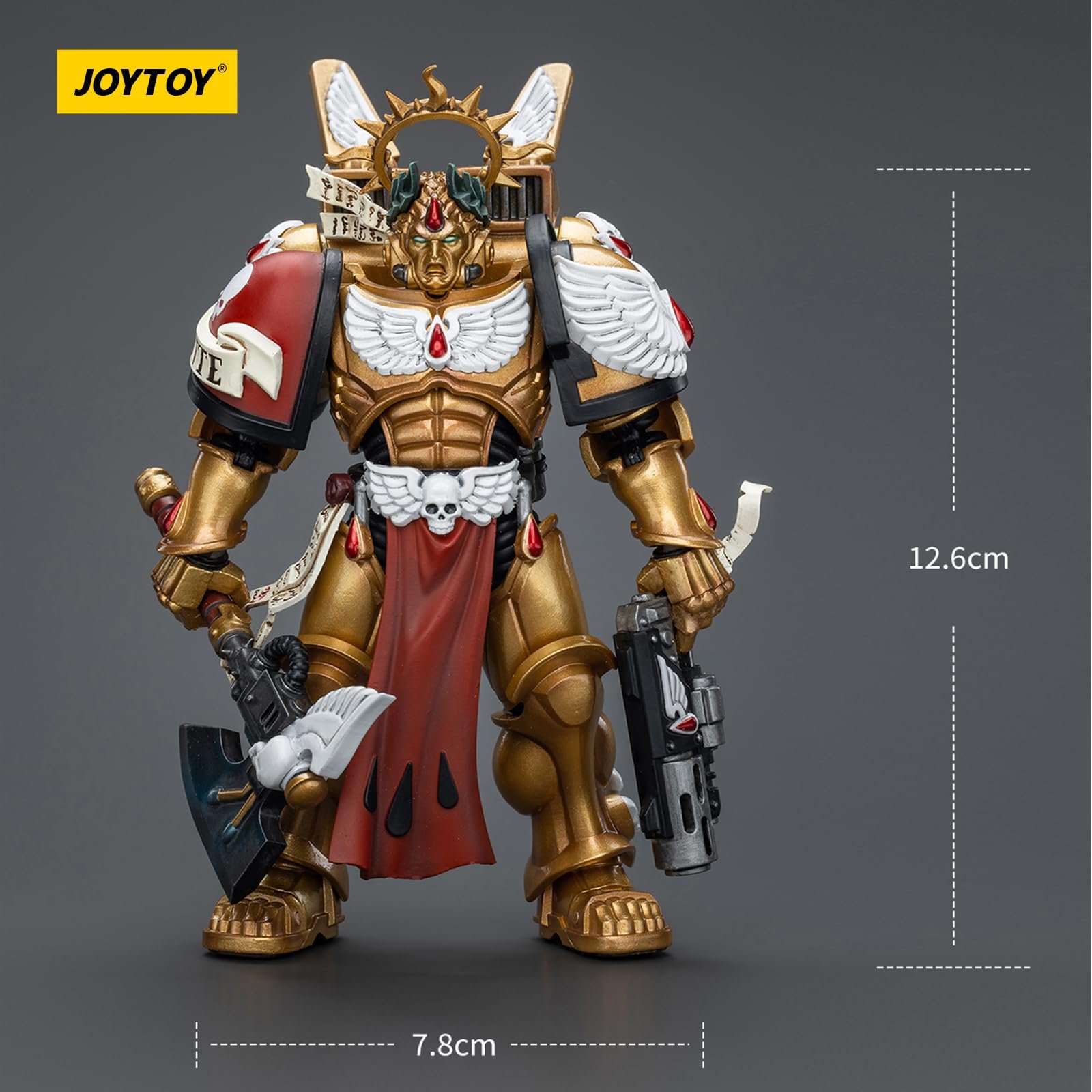 Фигурка JOYTOY Warhammer 40k Blood Angels Commander Dante, масштаб 1/18, коллекционная модель, фото №9