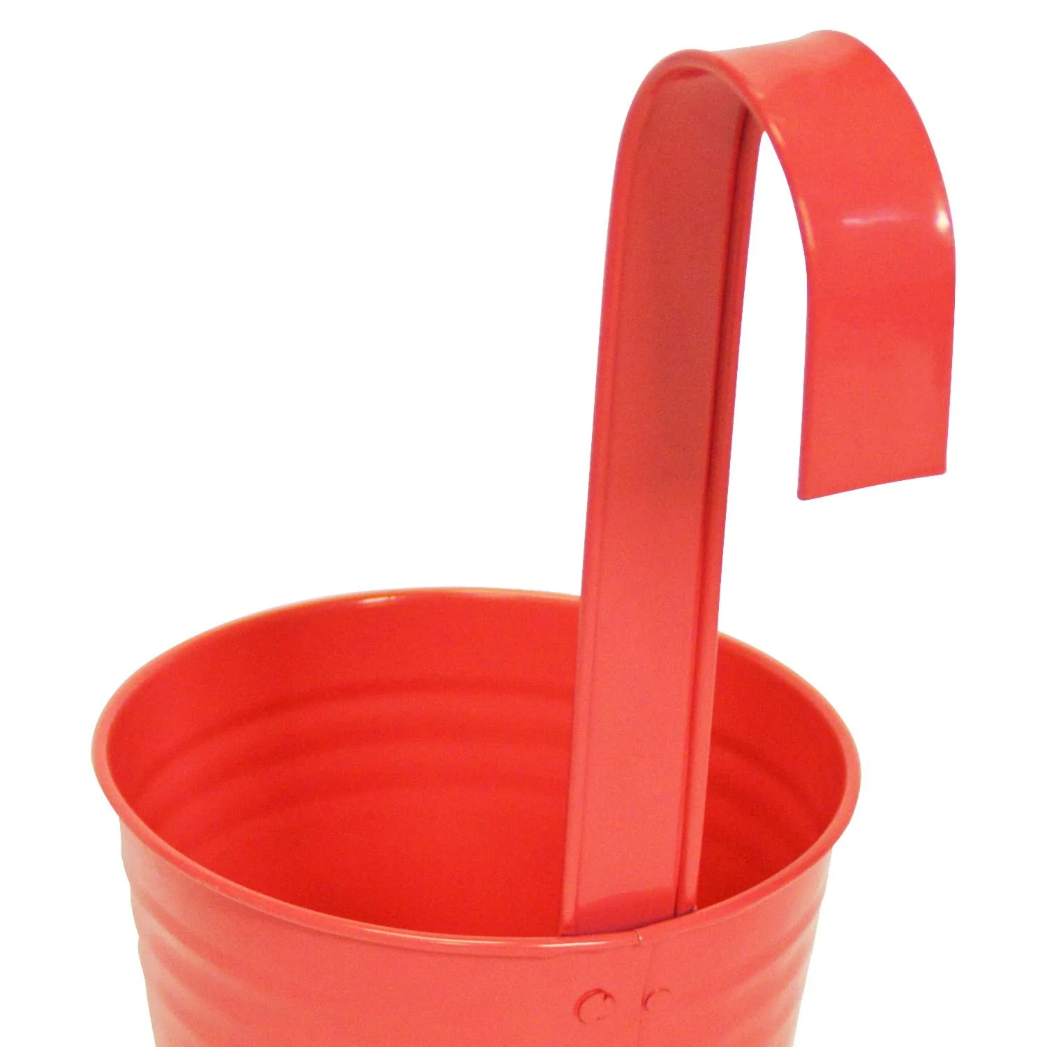 Підвісні квіткові горщики DRULINE Metal 13 x 28 x 24 см 6 шт. Red, фото №8