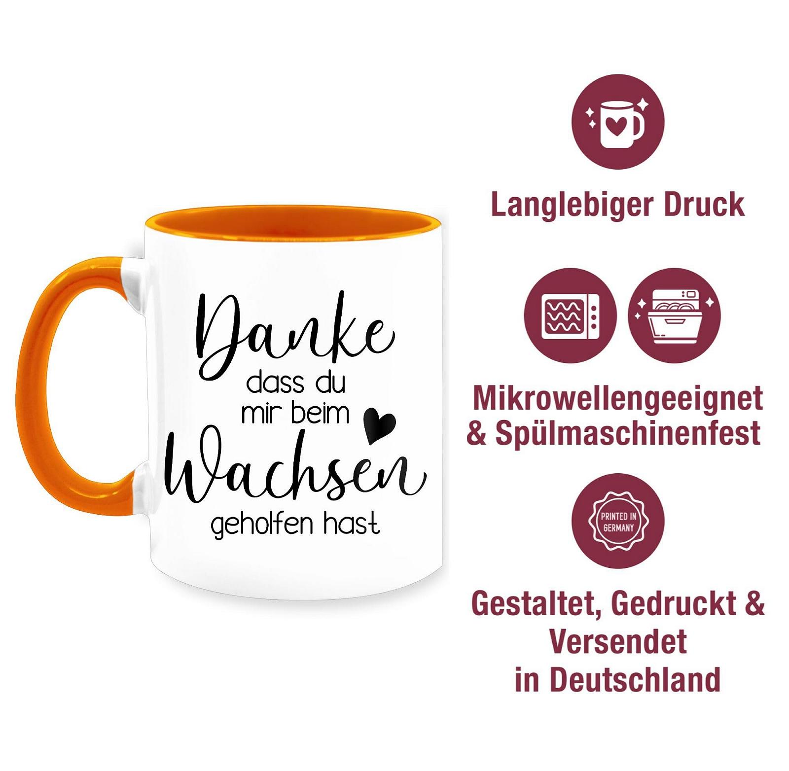 Кружка Educator Danke dass du mir beim Wachsen gehelfen hast 325 мл Помаранчевий, фото №5