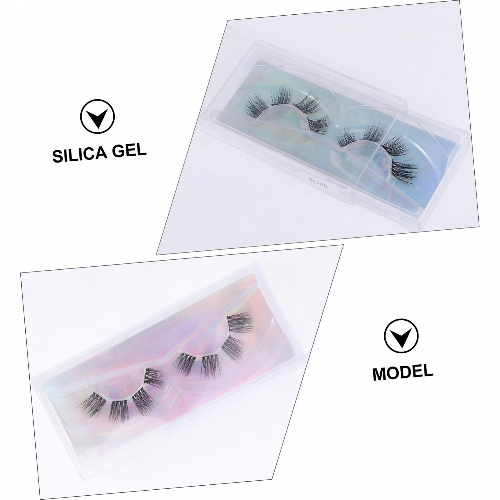 Штучні вії Angoily 3 пари сегментовані магнітні 3D високоякісне волокно, фото №3