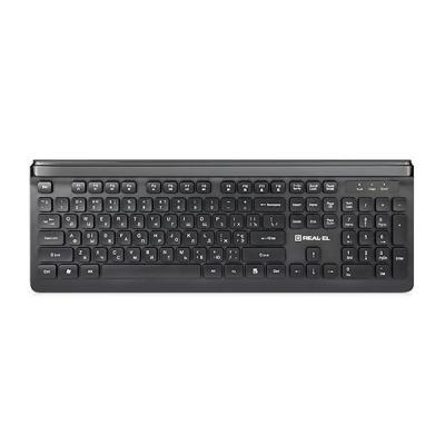 Клавіатура REAL-EL 7085 Comfort Black, фото №3