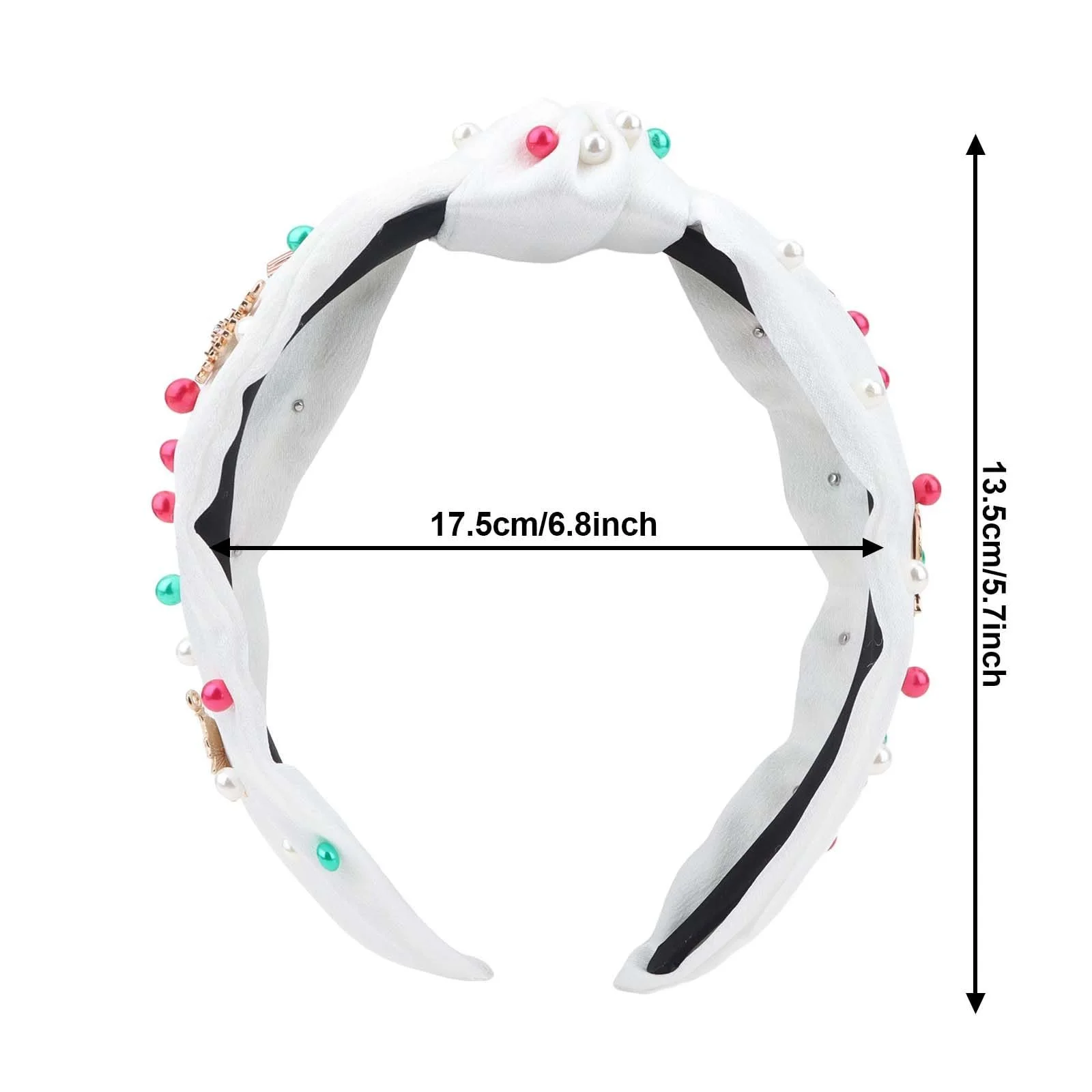 Обруч для волос Белый, фото №2