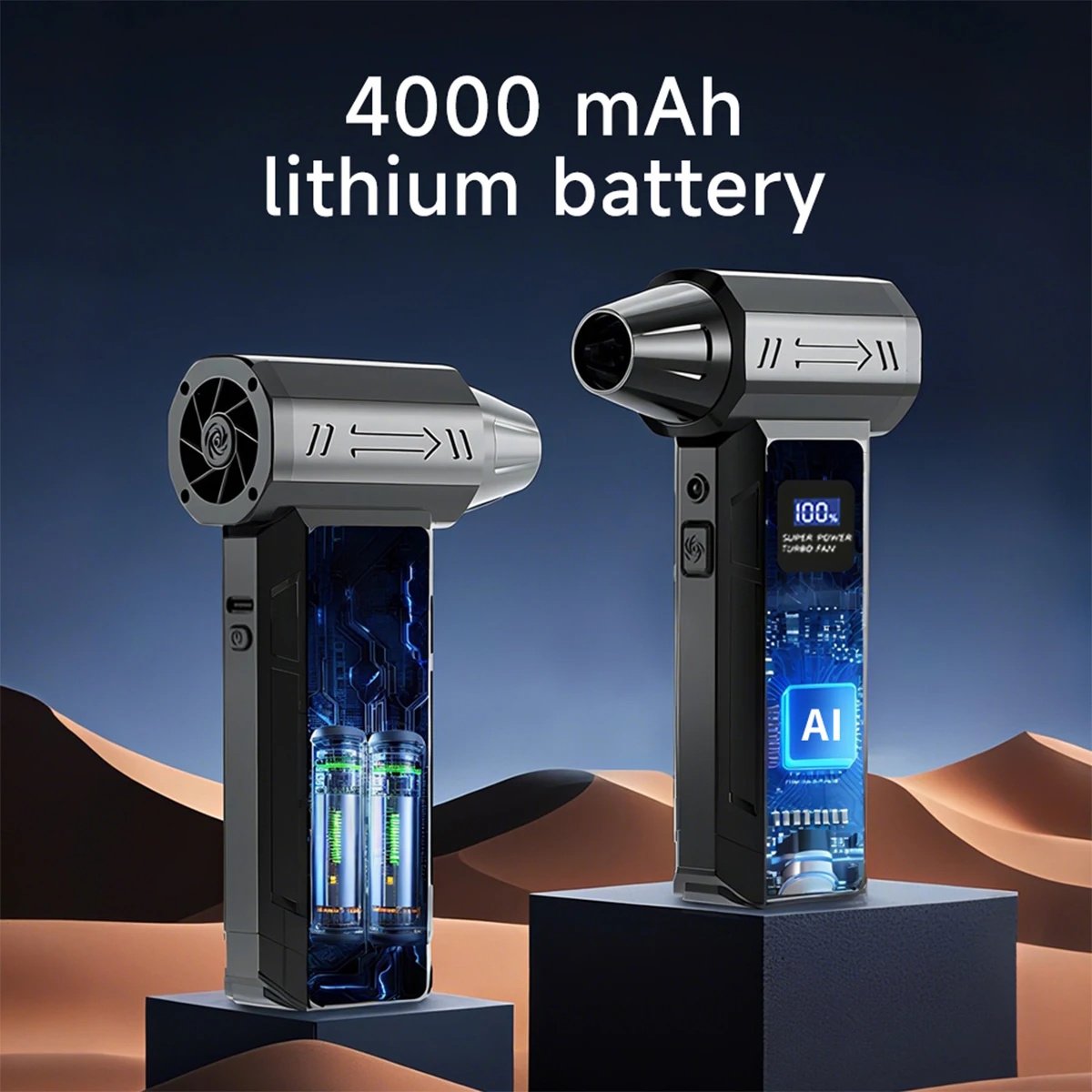 Портативний турбовентилятор Violent M4 Turbo Jet Fan 110000 RPM Black, фото №8 Портативний турбовентилятор Violent M4 Turbo Jet Fan 110000 RPM Black, фото №8