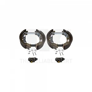 Комплект гальмівних колодок NK 442557101 для RENAULT задня вісь - Фото 1