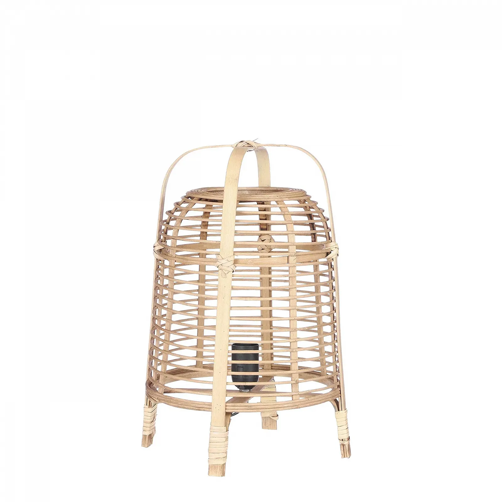 Настольная лампа Mica Decorations Page Bamboo H41 x Ø27 см Светло-коричневый, фото №1