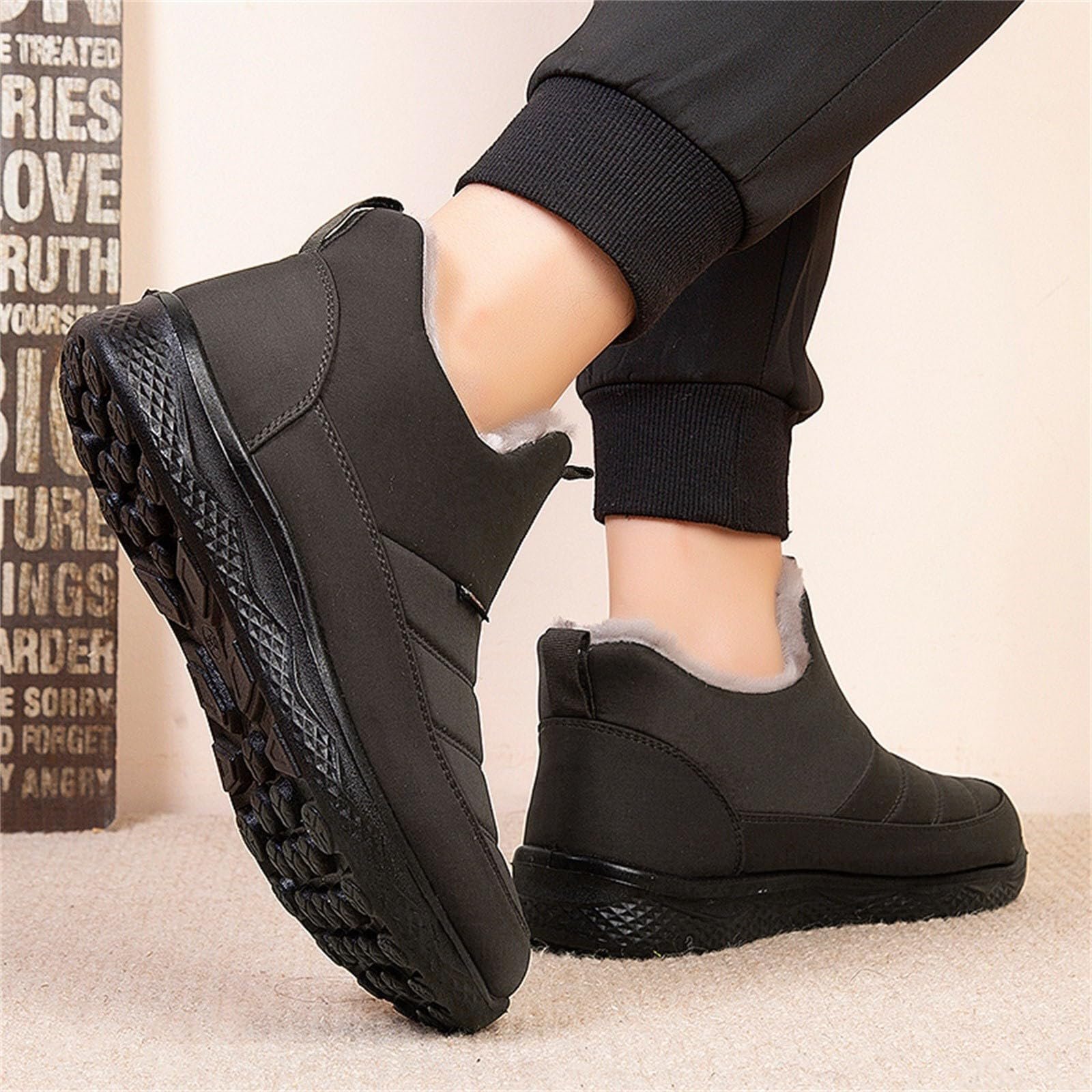 Чоловічі Черевики Western Замшеві півчобітки Блок-підбори Чорний, фото №5