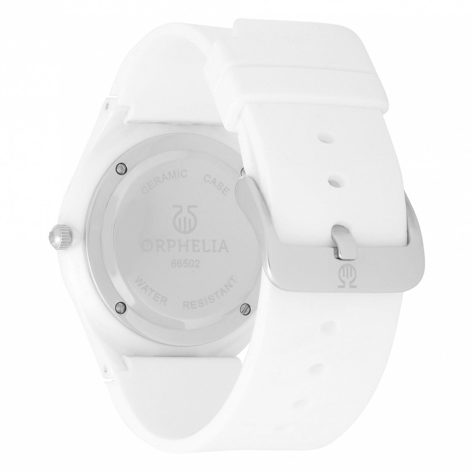 Женские Кварцевые Аналоговые Часы ORPHELIA 66502-1 с Силиконовым Ремешком, фото №3 Женские Кварцевые Аналоговые Часы ORPHELIA 66502-1 с Силиконовым Ремешком, фото №3