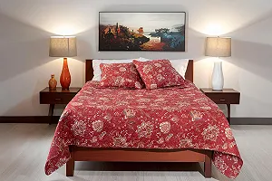 Покрывало лоскутное Autrefois Antibes Красный 230 x 250 см с 2 наволочками 65 x 65 см synthetic.ua - Фото 1