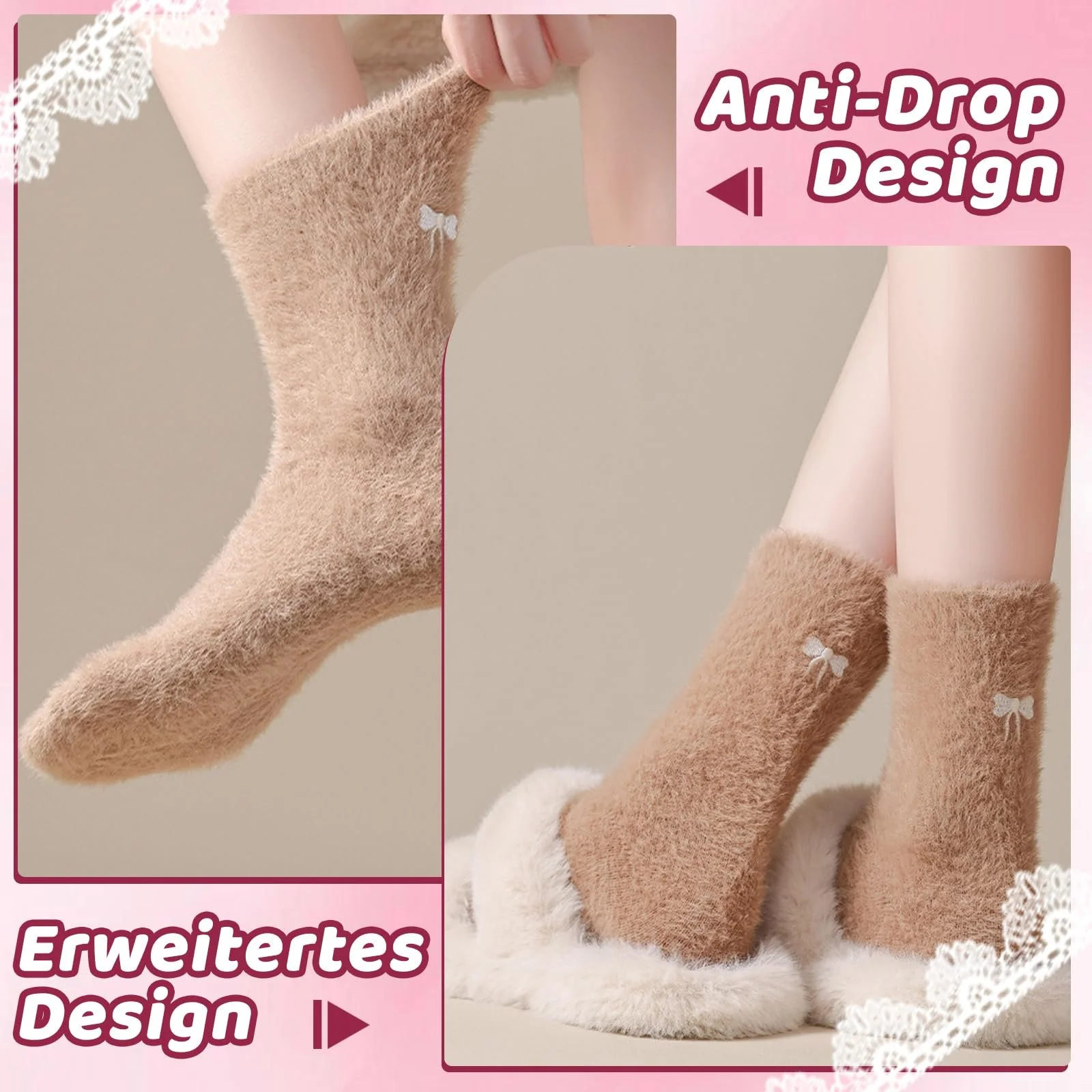 Жіночі м'які шкарпетки 39-42, 5 пар, фото №6 Жіночі м'які шкарпетки 39-42, 5 пар, фото №6