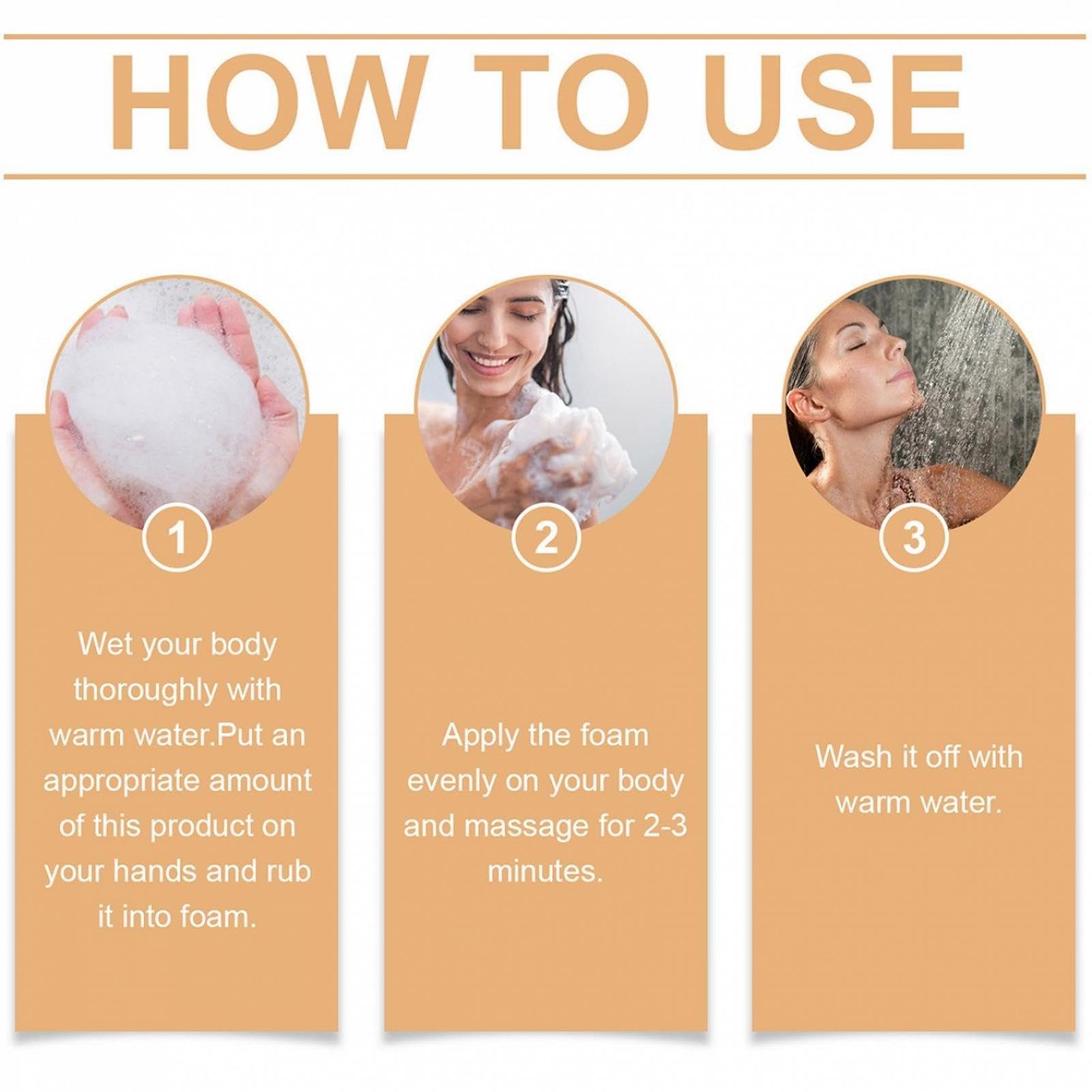 Гель для душу Persimmon Body Wash очищувальний та зволожувальний 3 шт., фото №6