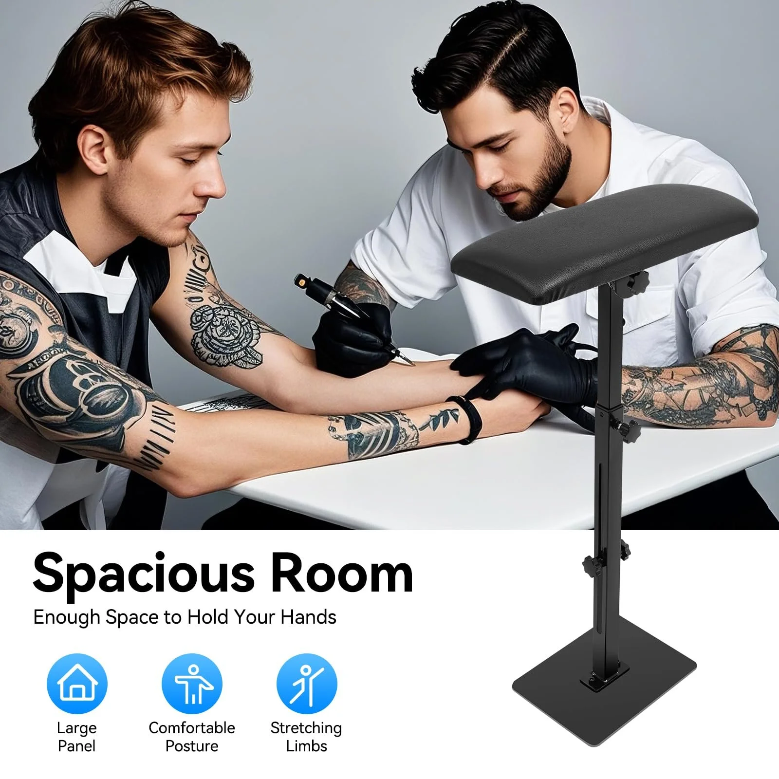 Подставка для рук регулируемая по высоте, вращающаяся на 360°, фото №4