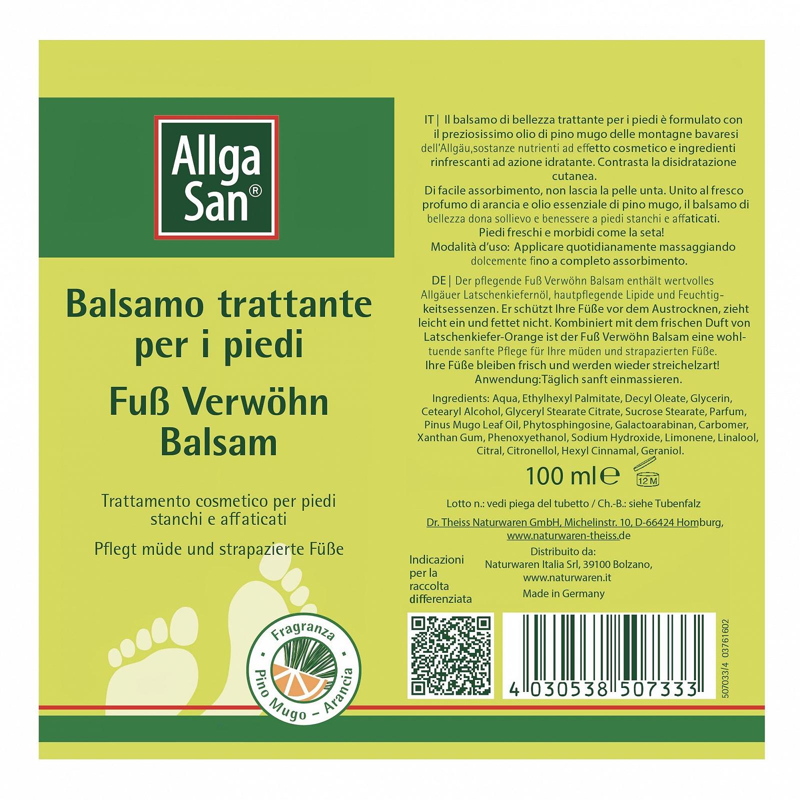 Бальзам для ніг Enlrge San Balsamo Trattante 100 мл, фото №5 Бальзам для ніг Enlrge San Balsamo Trattante 100 мл, фото №5