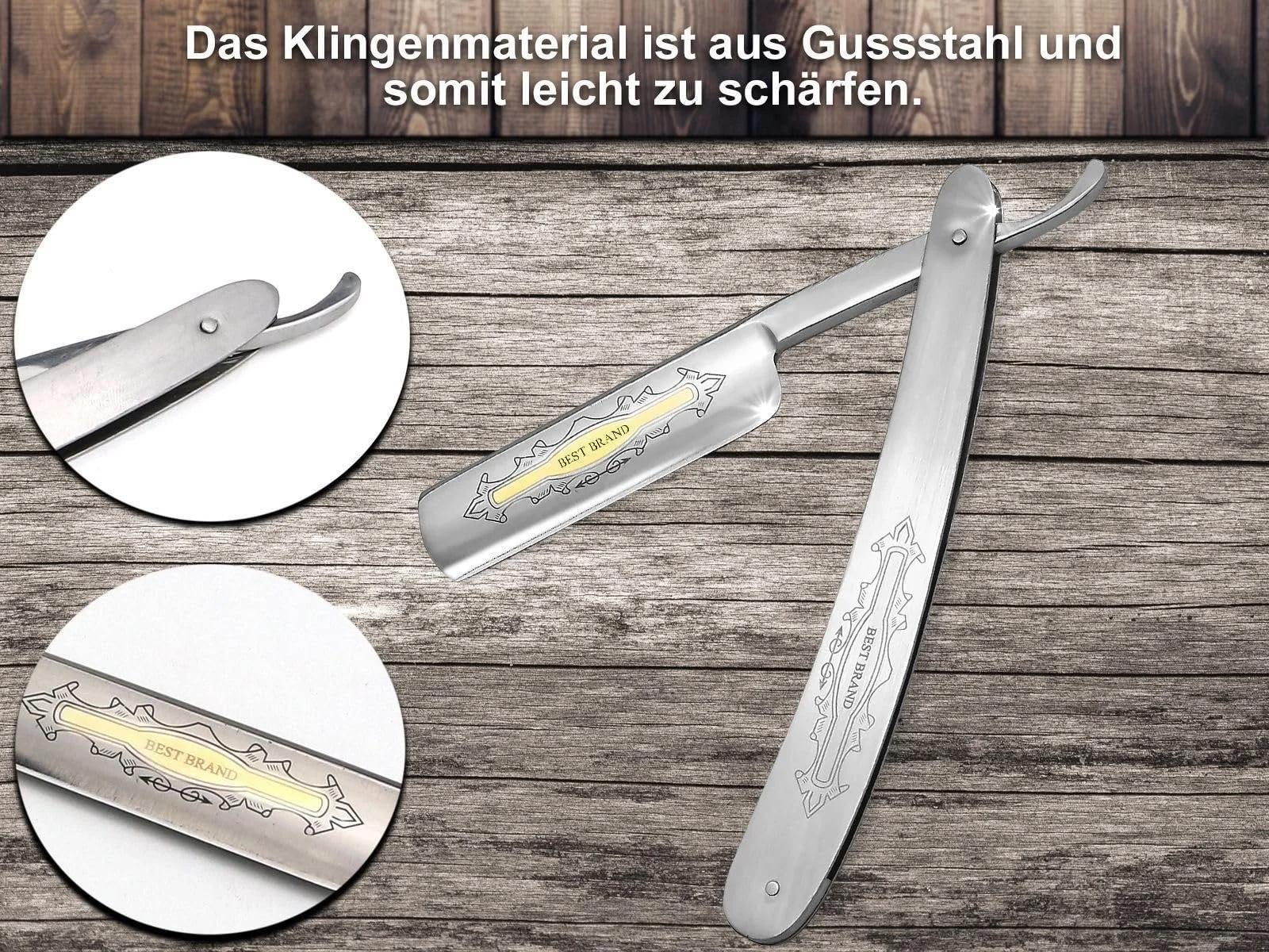 Подарунковий набір для гоління InstrumenteNrw Stainless Steel, фото №3