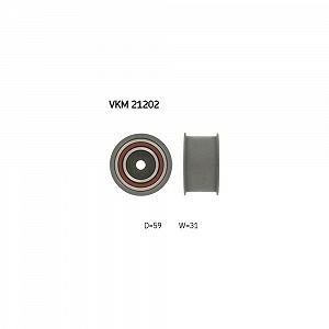 Обводной/направляющий ролик зубчатого ремня SKF VKM 21202 для AUDI SKODA VW, правый - Фото 1