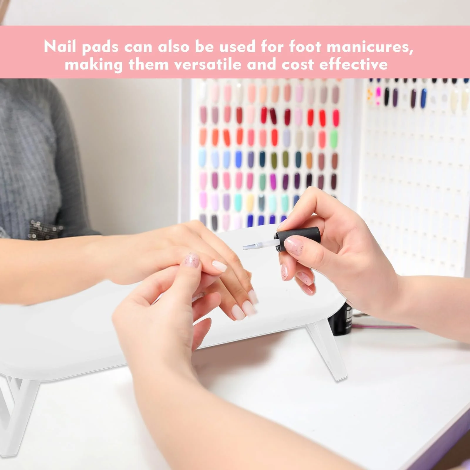 Підставка для рук манікюрна, 29.8 x 10.5 см, біла, фото №4 Підставка для рук манікюрна, 29.8 x 10.5 см, біла, фото №4