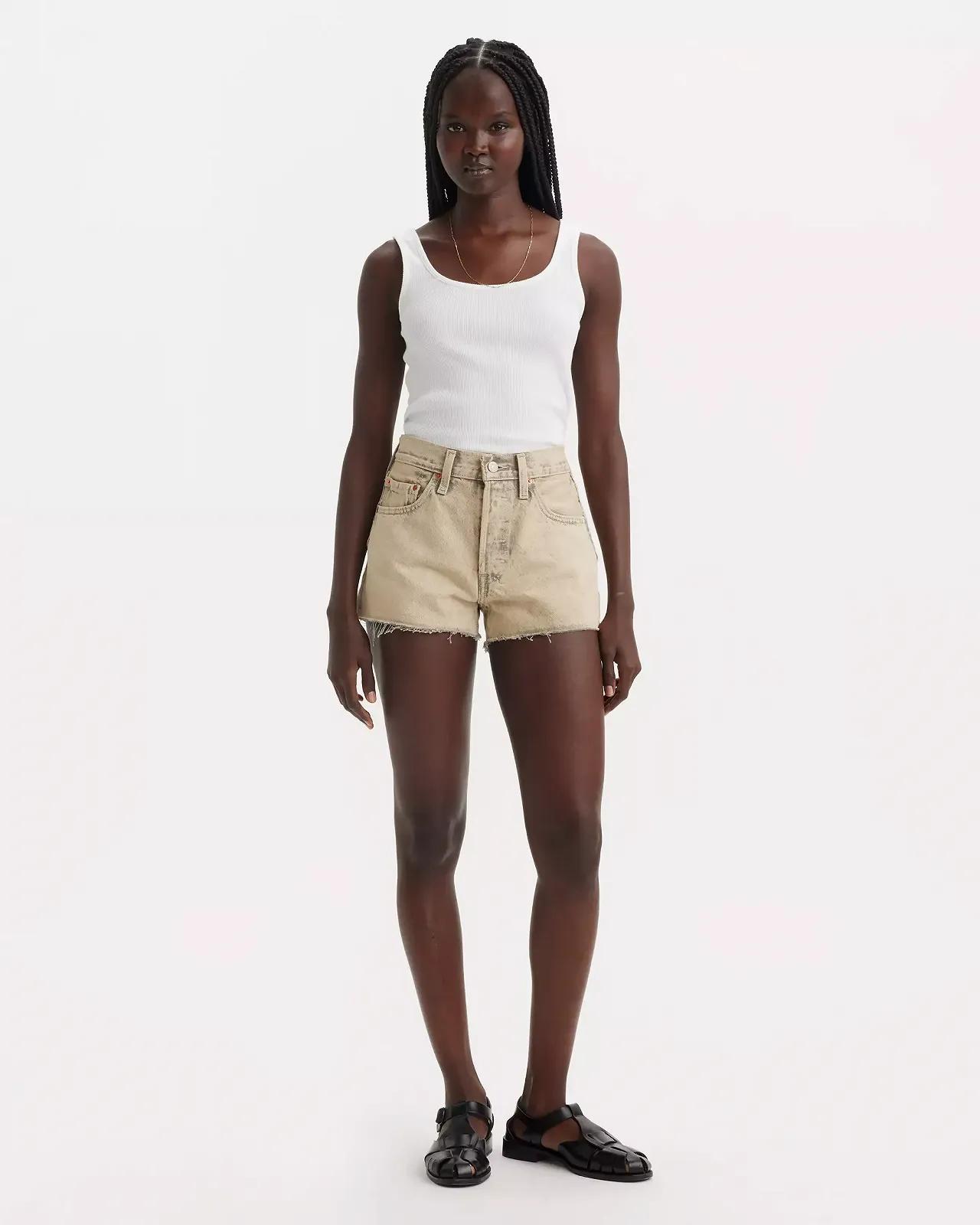 Жіночі шорти Levis - 501 Original Short Coastal Khaki - Womens - 25, фото №3