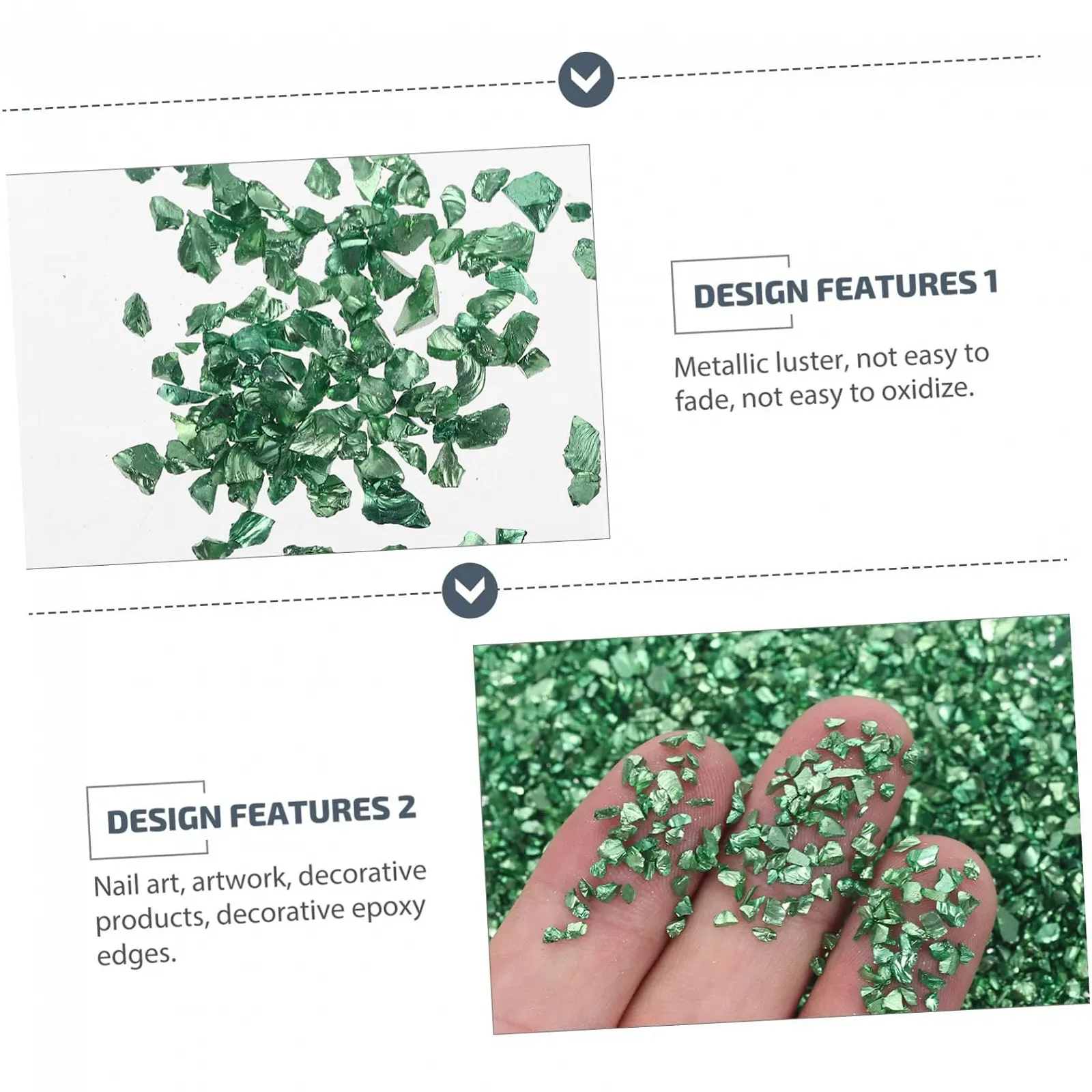 Аксессуары для ногтей Стеклянная крошка Цветные стразы Смола Эпоксидная смола Шарм Аксессуары для ногтей, фото №7