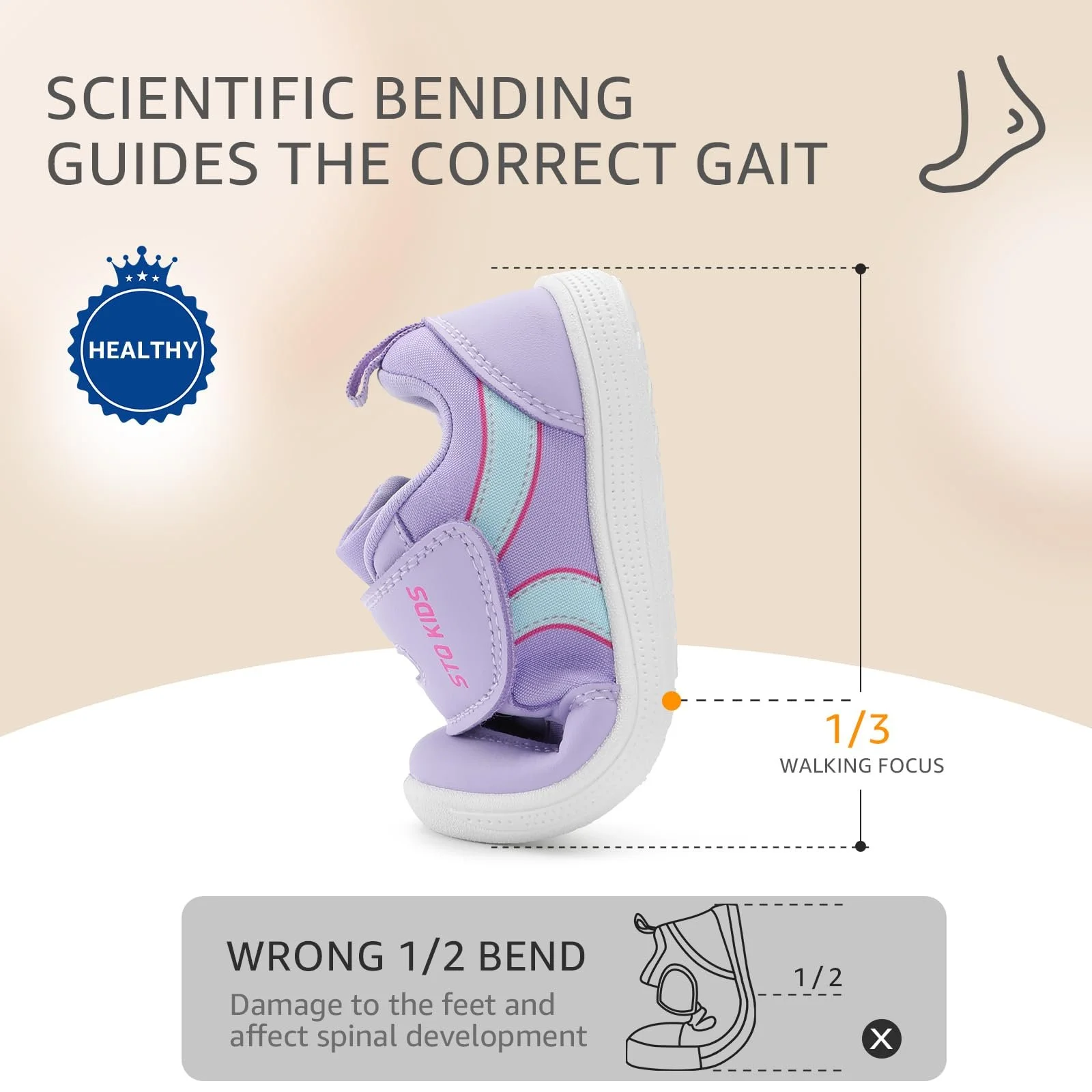 Дитячі босоніжки, широкі тапочки і дівчаток, легке дитяче, фото №6