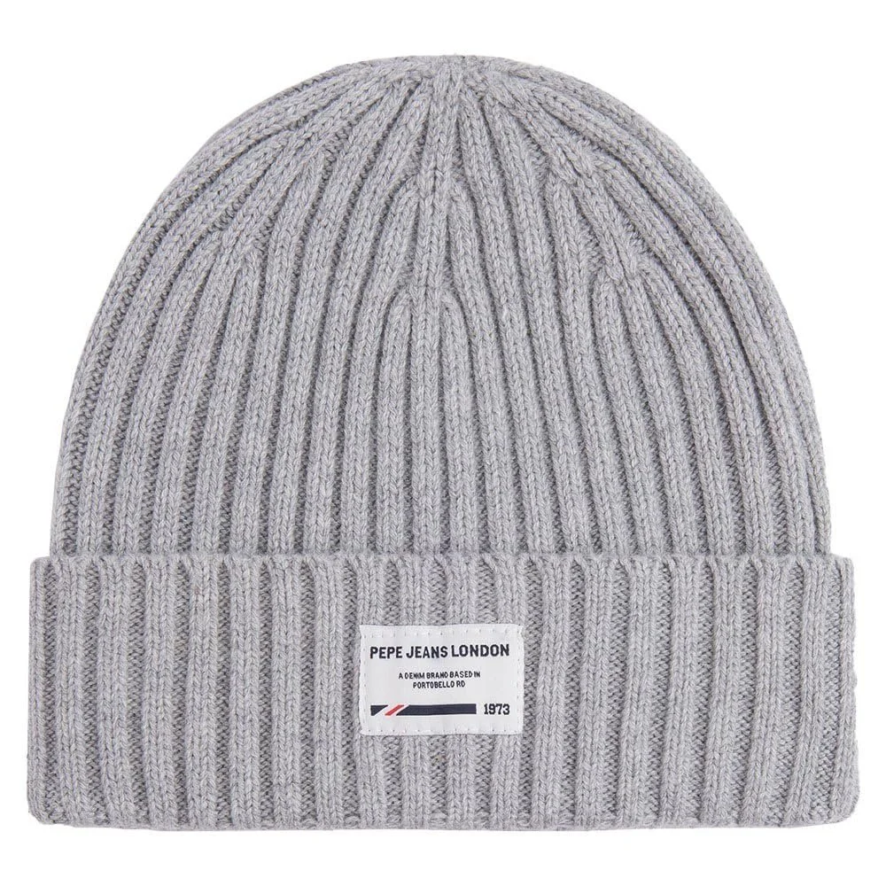 Шапка PEPE JEANS Johnny Мужская, Серый (Серый меланж), L, фото №1