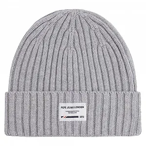 Шапка PEPE JEANS Johnny Мужская, Серый (Серый меланж), L - Фото 1