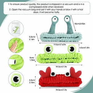 Набор повязок на голову для умывания лица цена на synthetic.ua - Фото 1 Набор повязок на голову для умывания лица synthetic.ua - Фото 1
