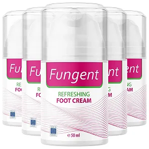 Крем-мазь для ухода за ногами и ногтями Fungent 50 мл 5 шт. - Фото 1
