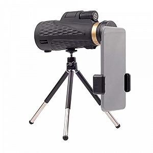 Monocular DERBUT 12x50 BAK4 Prisma FMC об'єктив компактний з адаптером для смартфона та штативом водонепроникний - Фото 1