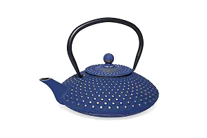 Чайник-заварник Чавунний MAOCI Kambin 1.2 л Синій/Золотий - Фото 1