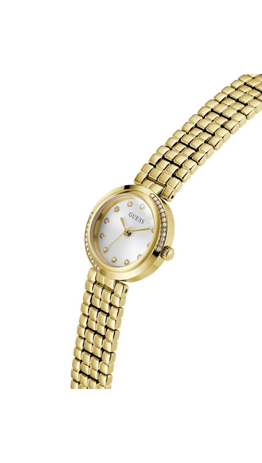 Женские часы GUESS Clara GW0930L2, нержавеющая сталь, золото, фото №7