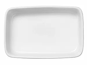 Форма для запікання ASA Grande прямокутна 21 x 14 см висота 4,3 см біла глянцева synthetic.ua - Фото 1